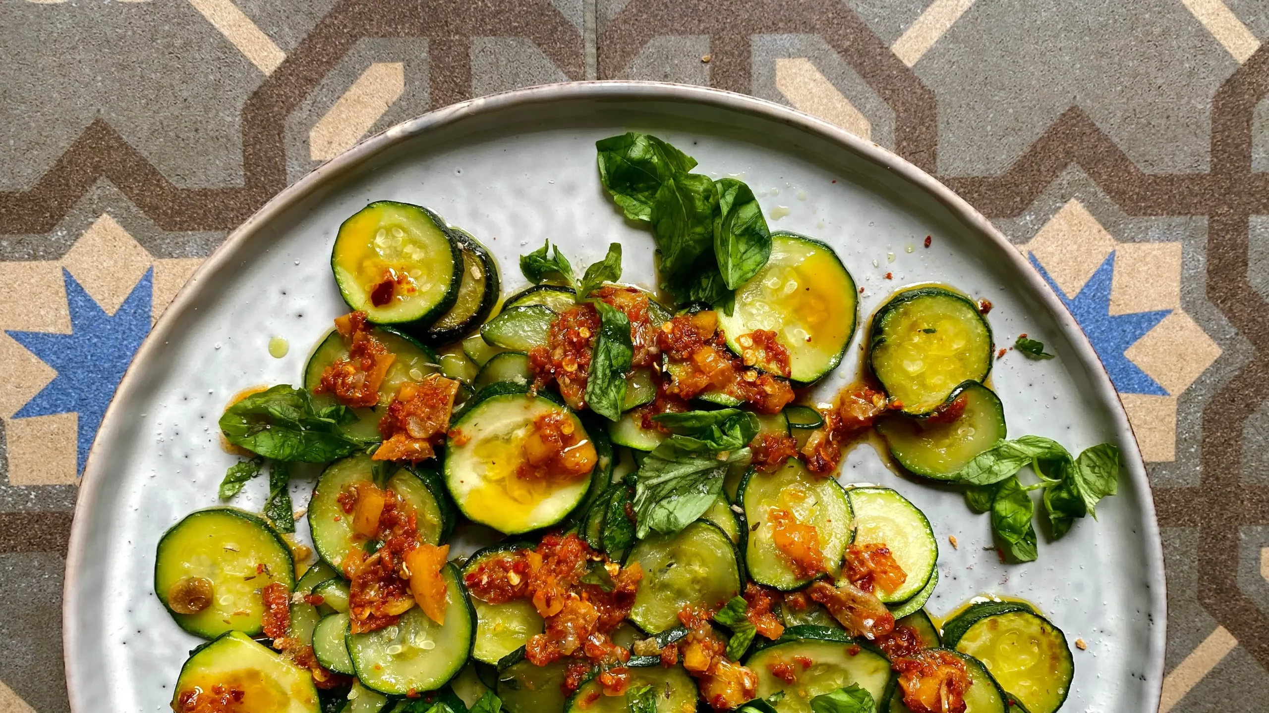 Courgette cuisson