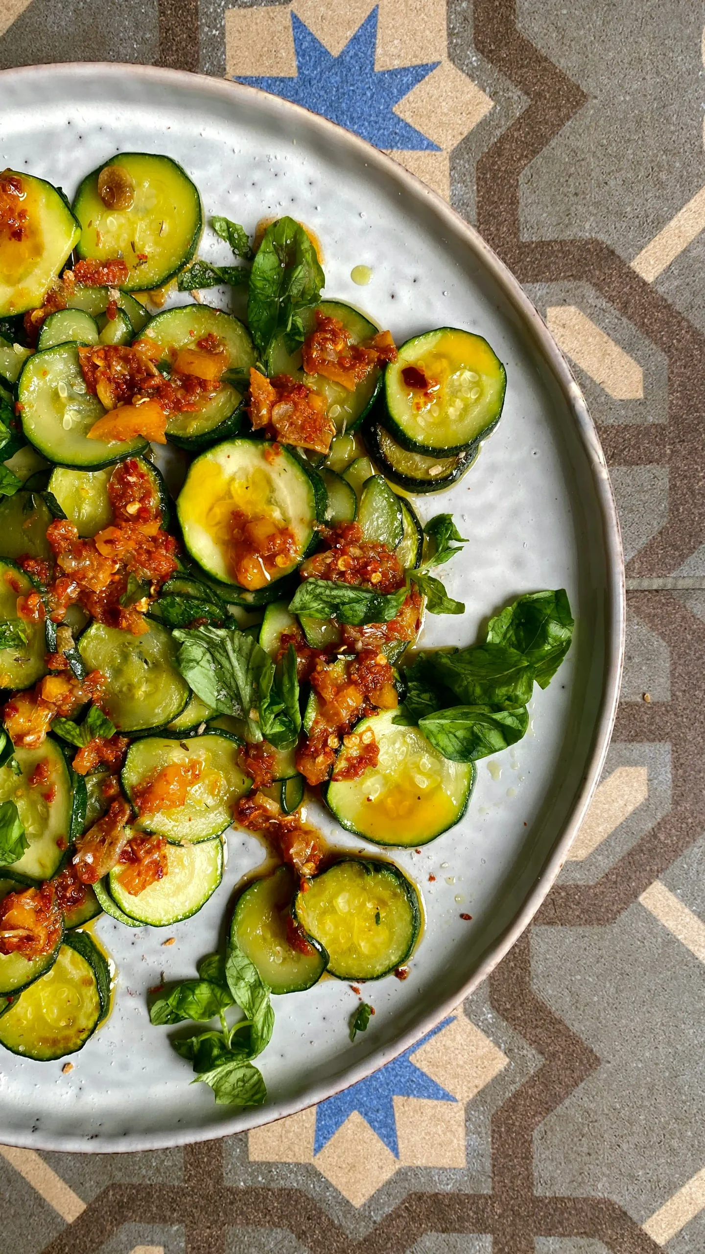 La courgette technique de cuisson